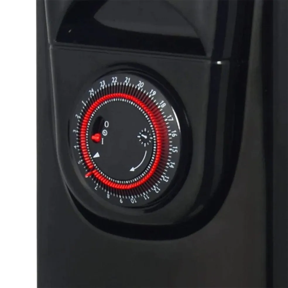 ALVA 13 Fins 2500W Oil Filled Heater Timer Function