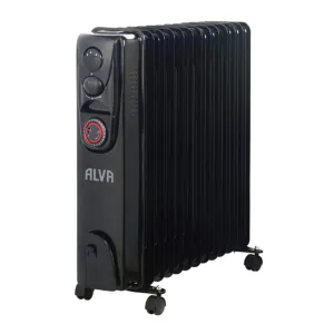 ALVA 13 Fins 2500W Oil Filled Heater Timer Function