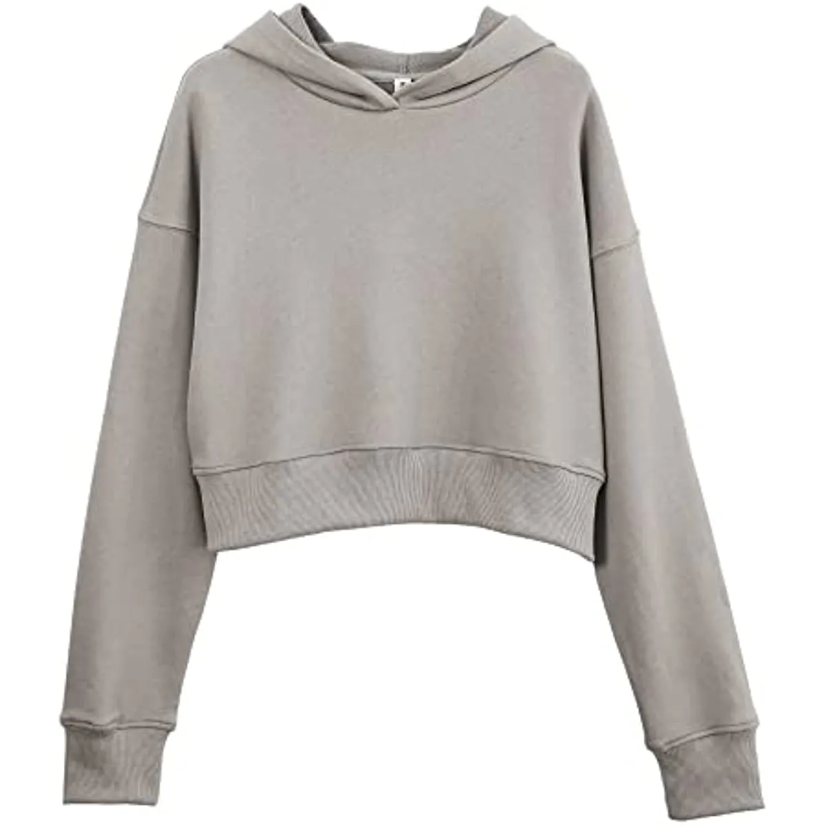 Amazhiyu Womens Cropped Hoodie with Hood