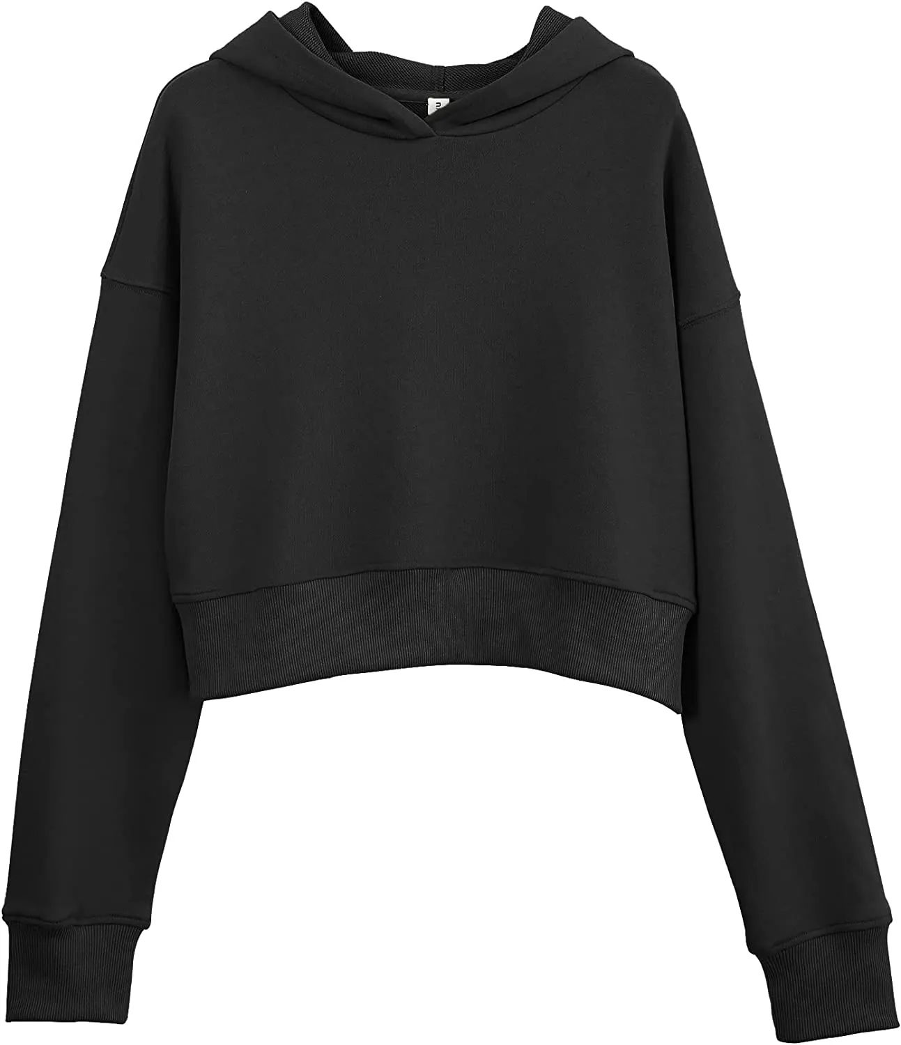 Amazhiyu Womens Cropped Hoodie with Hood