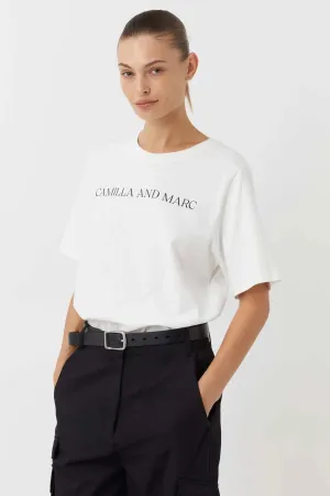 Asher Tee | White/ Black