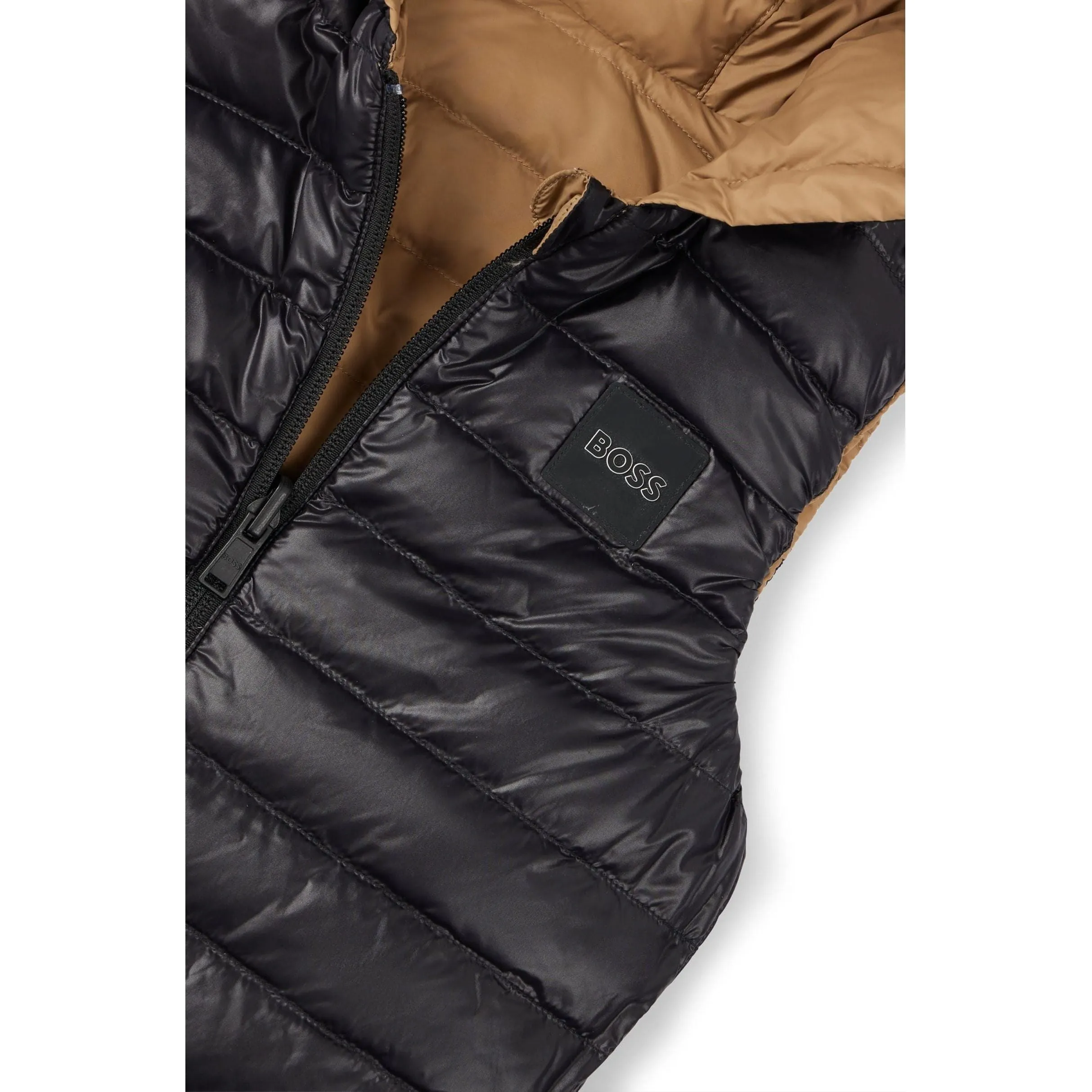 BOSS KIDS WATER-REPELLENT REVERSIBLE PADDED GILET