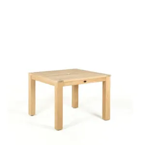 Couper Dining Table 1000 Square   4x Blake chairs in Black - Floor Model