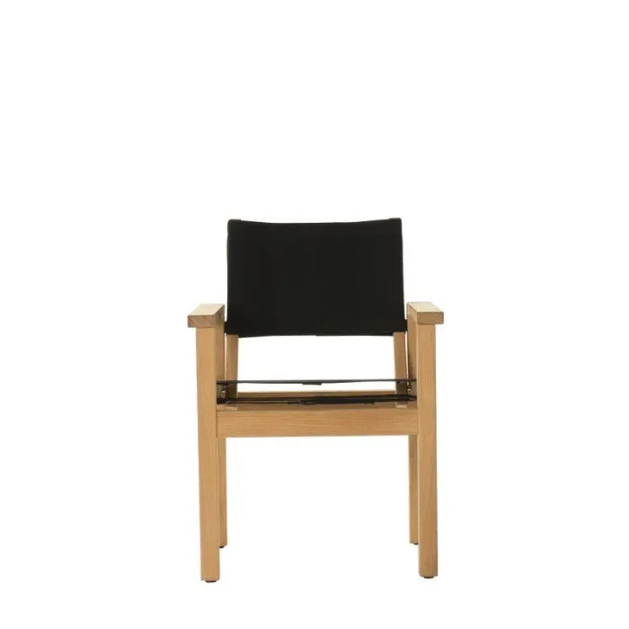 Couper Dining Table 1000 Square   4x Blake chairs in Black - Floor Model