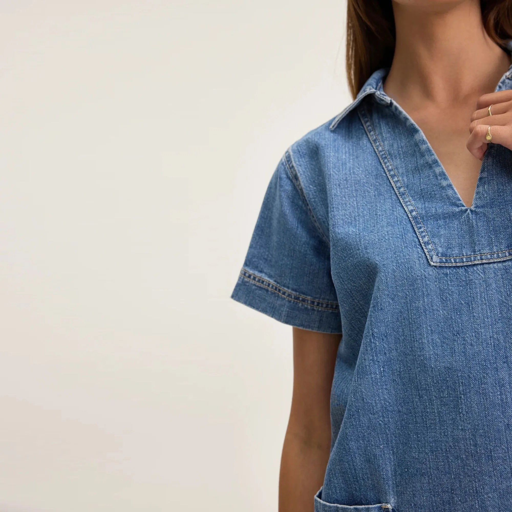 Delana Denim Dress (Indigo)