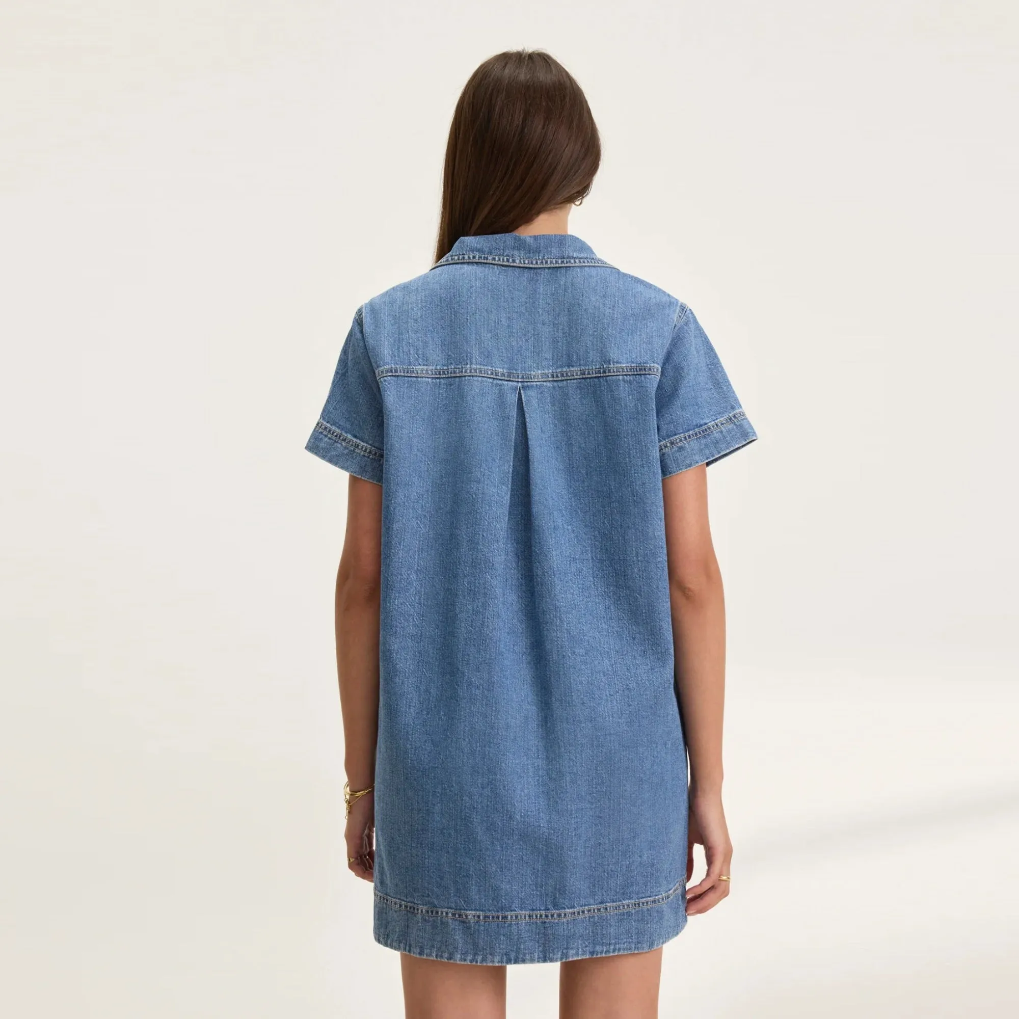 Delana Denim Dress (Indigo)