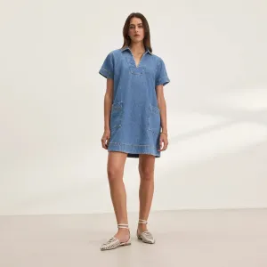 Delana Denim Dress (Indigo)