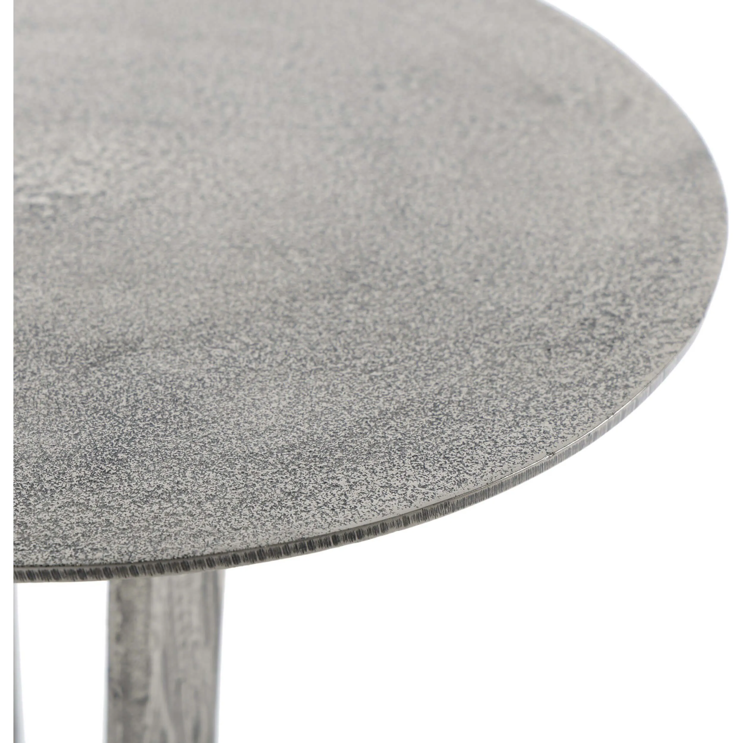 Douglas End Table, Antique Nickel