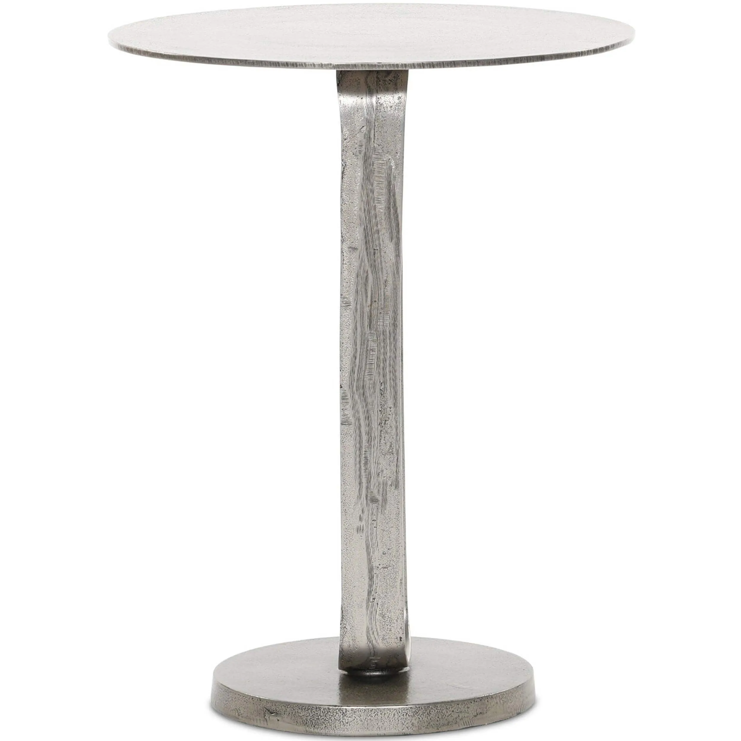 Douglas End Table, Antique Nickel