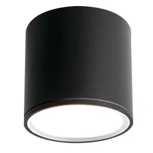 Everly 5 in. LED Flush Mount Light 120-277V, Selectable CCT Black