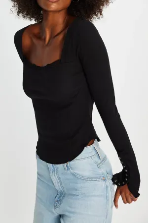 Free People Cuff It Long-Sleeve Top