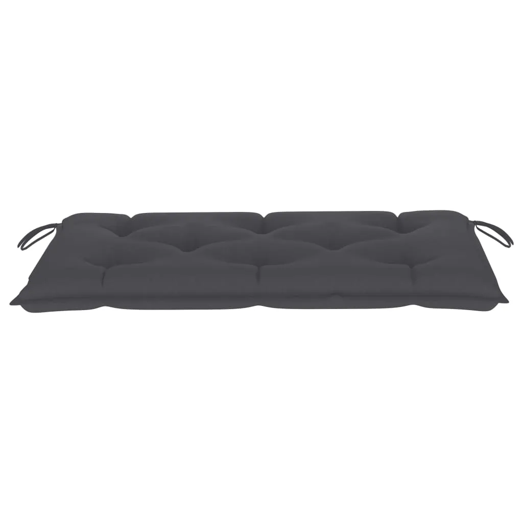 Garden Bench Cushion Anthracite 100x50x7 cm Fabric