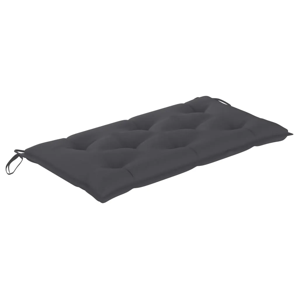 Garden Bench Cushion Anthracite 100x50x7 cm Fabric