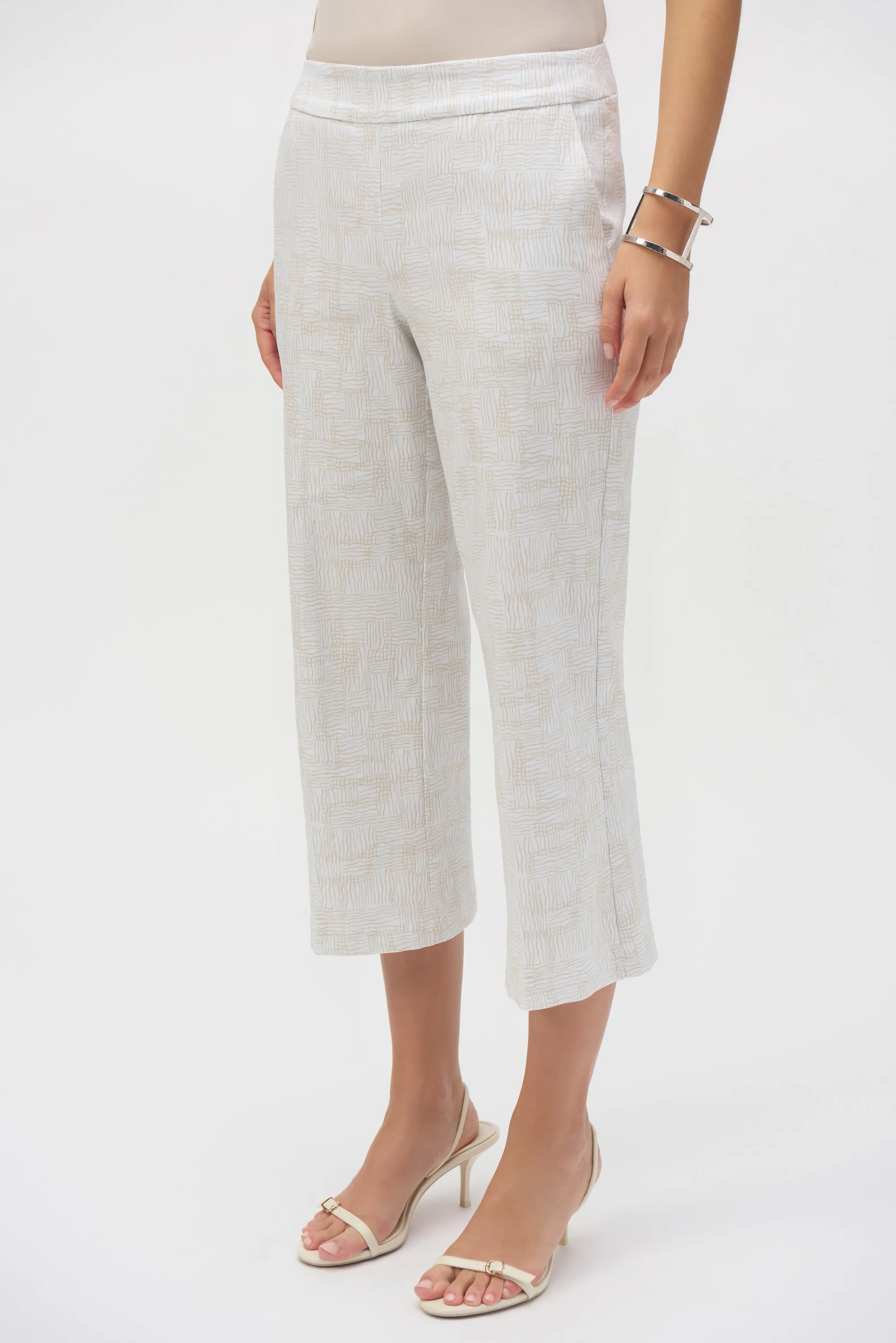 Geometric Print Crop Pant
