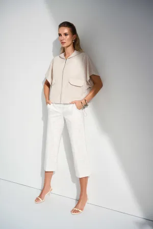 Geometric Print Crop Pant