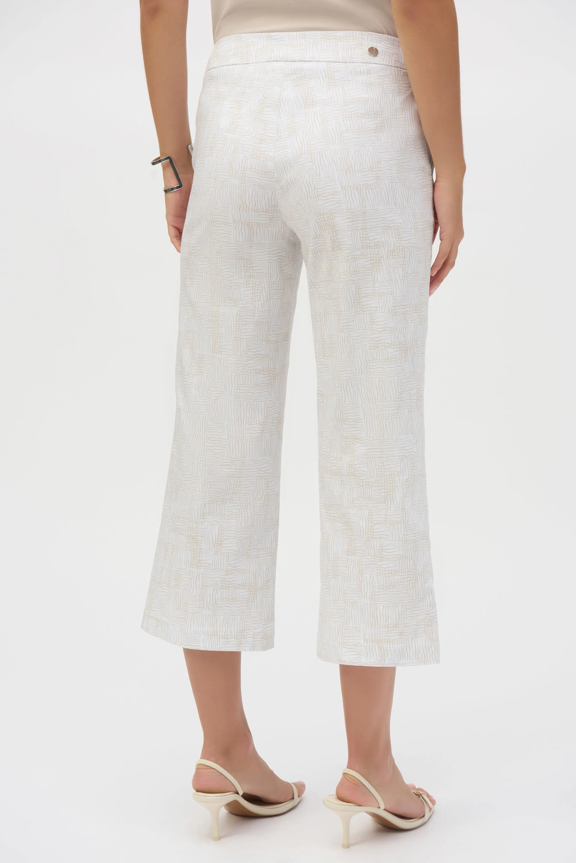 Geometric Print Crop Pant