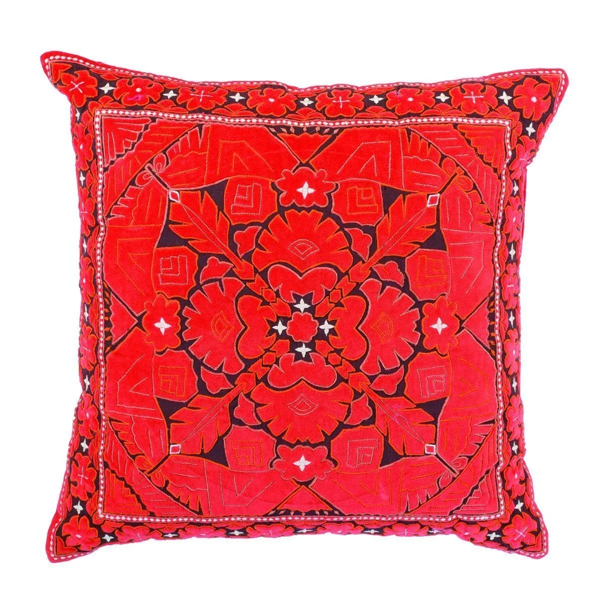 Kilim Orange Lounge Cushion 55 x 55cm