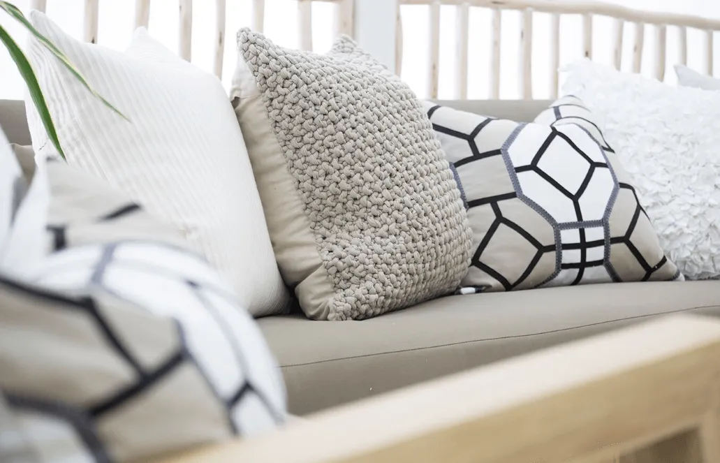 Knit Natural Lounge Cushion 55x55cm