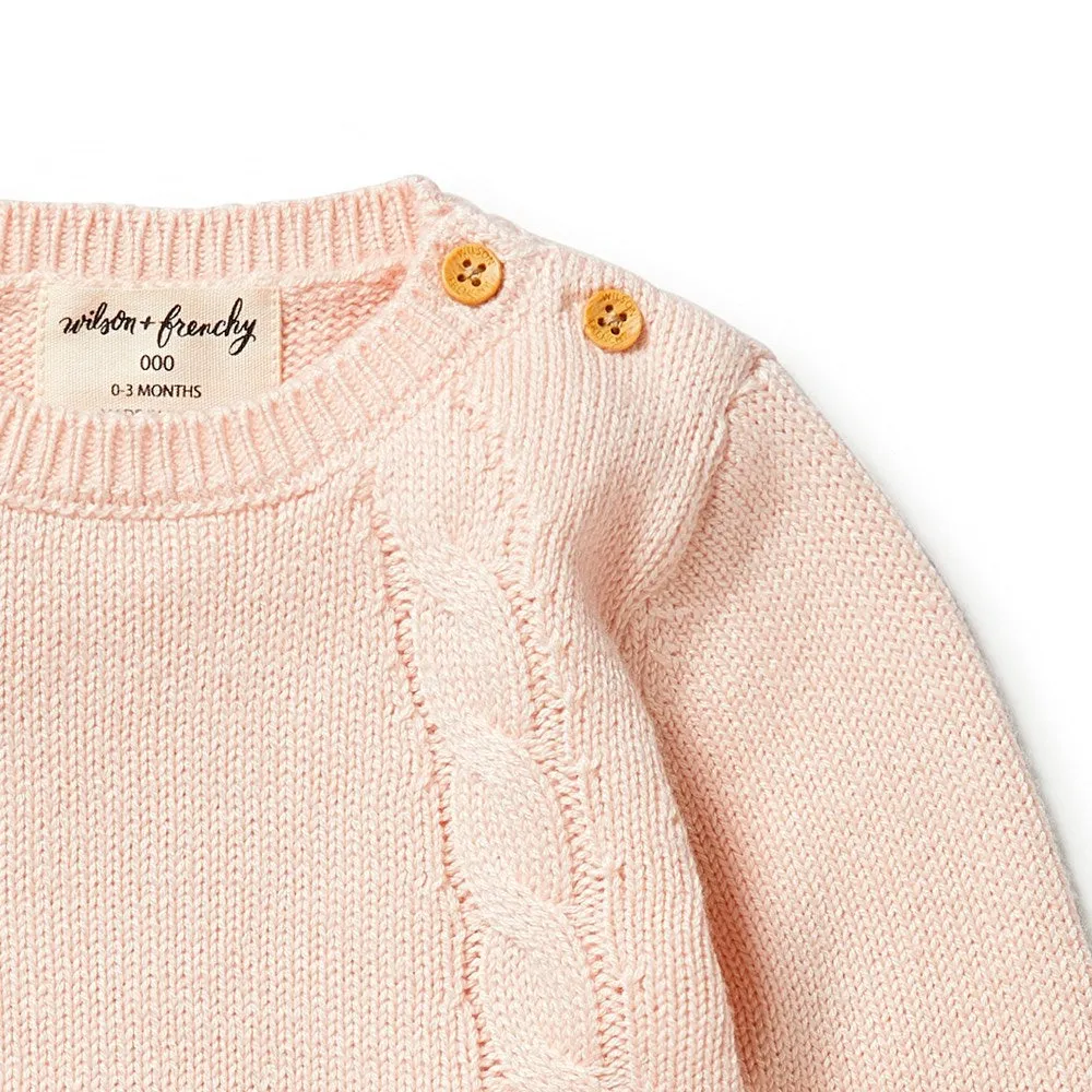 Knitted Mini Cable Jumper
