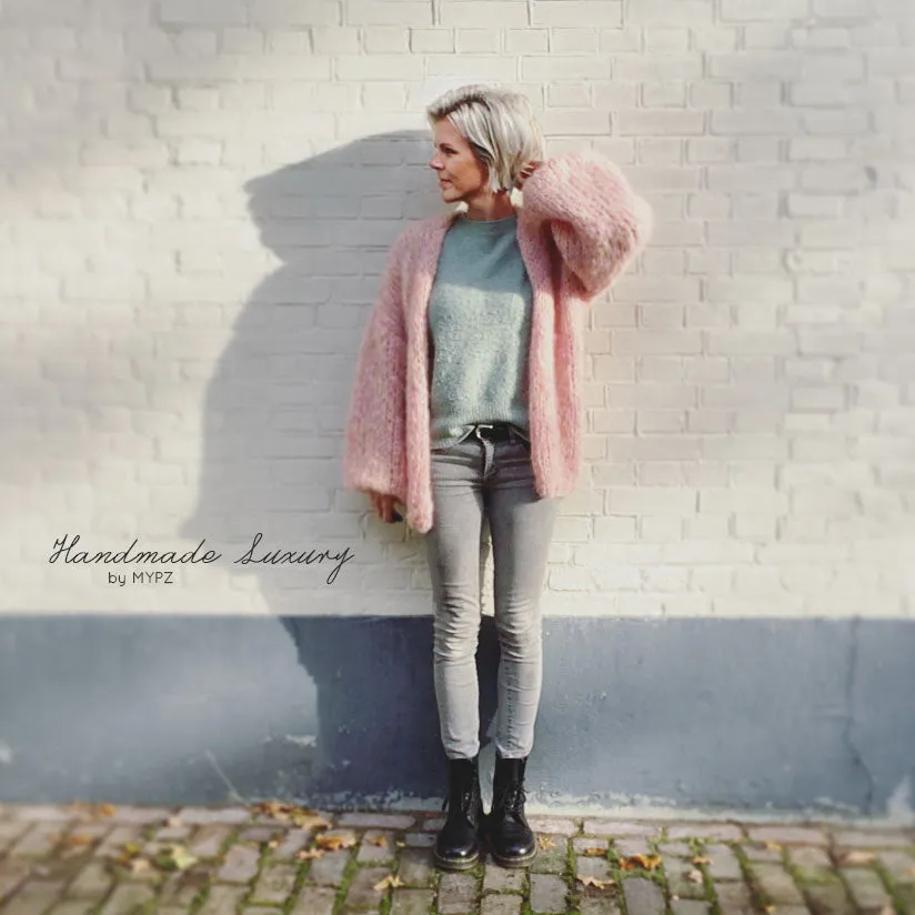 Knitting Kit – MYPZ Basic Mohair Cardigan Milky No.15 (ENG-NL)