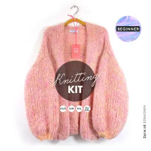 Knitting Kit – MYPZ Basic Mohair Cardigan Milky No.15 (ENG-NL)