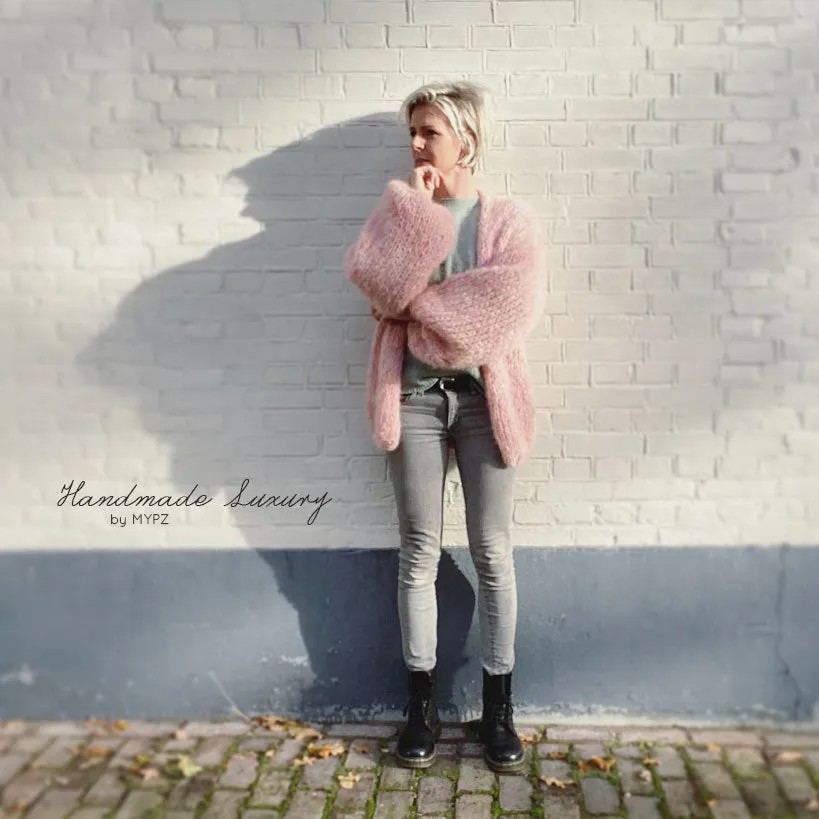 Knitting Kit – MYPZ Basic Mohair Cardigan Milky No.15 (ENG-NL)