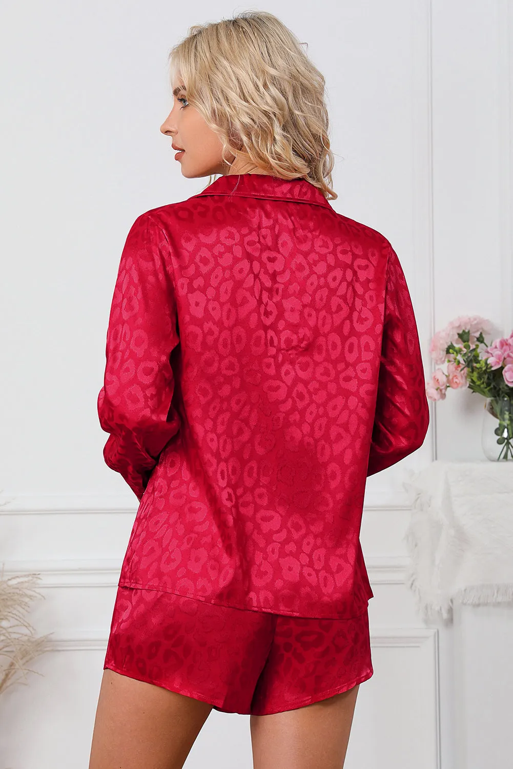 Leopard Long Sleeve Lounge Set