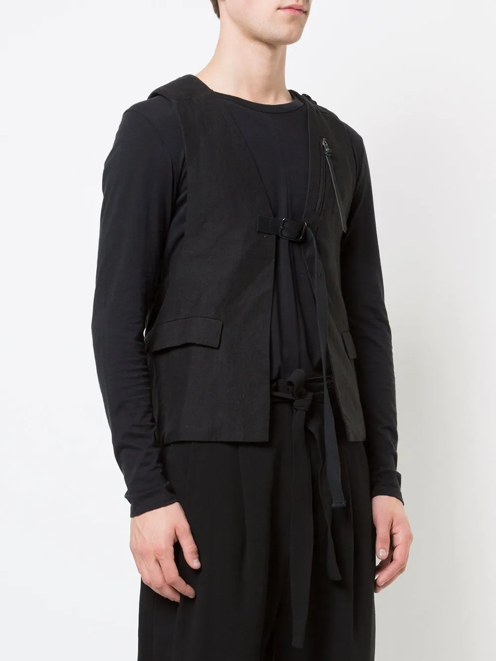 Linen Hopsack Vest