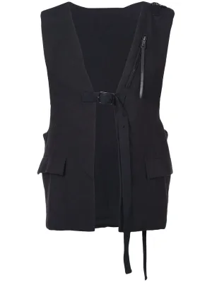 Linen Hopsack Vest