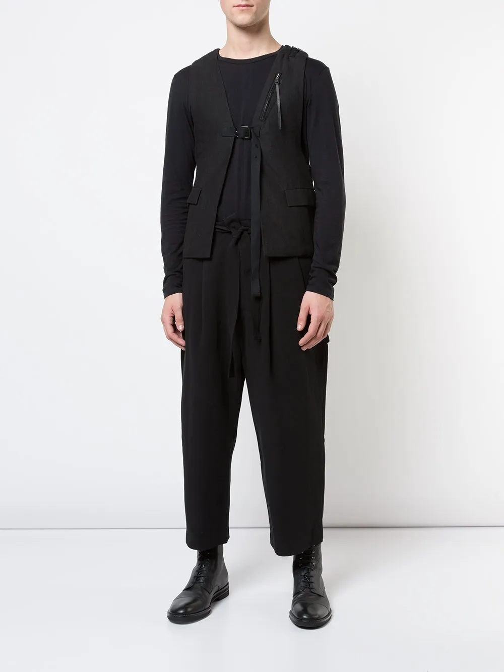 Linen Hopsack Vest
