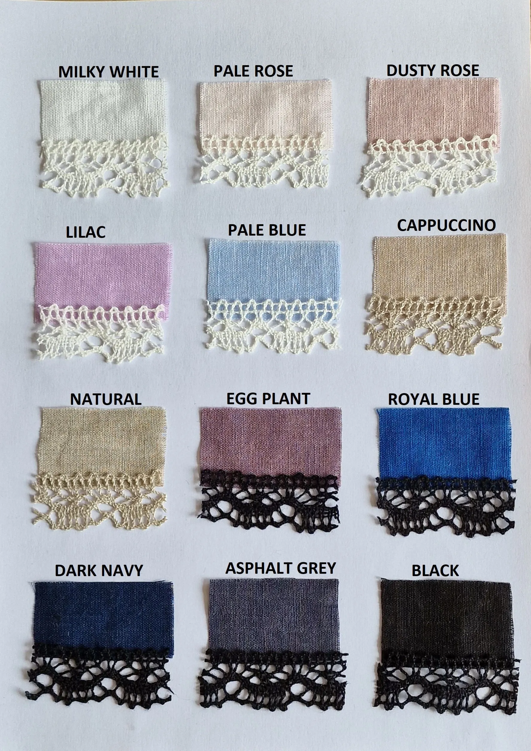 Linen Short Bloomers with Lace