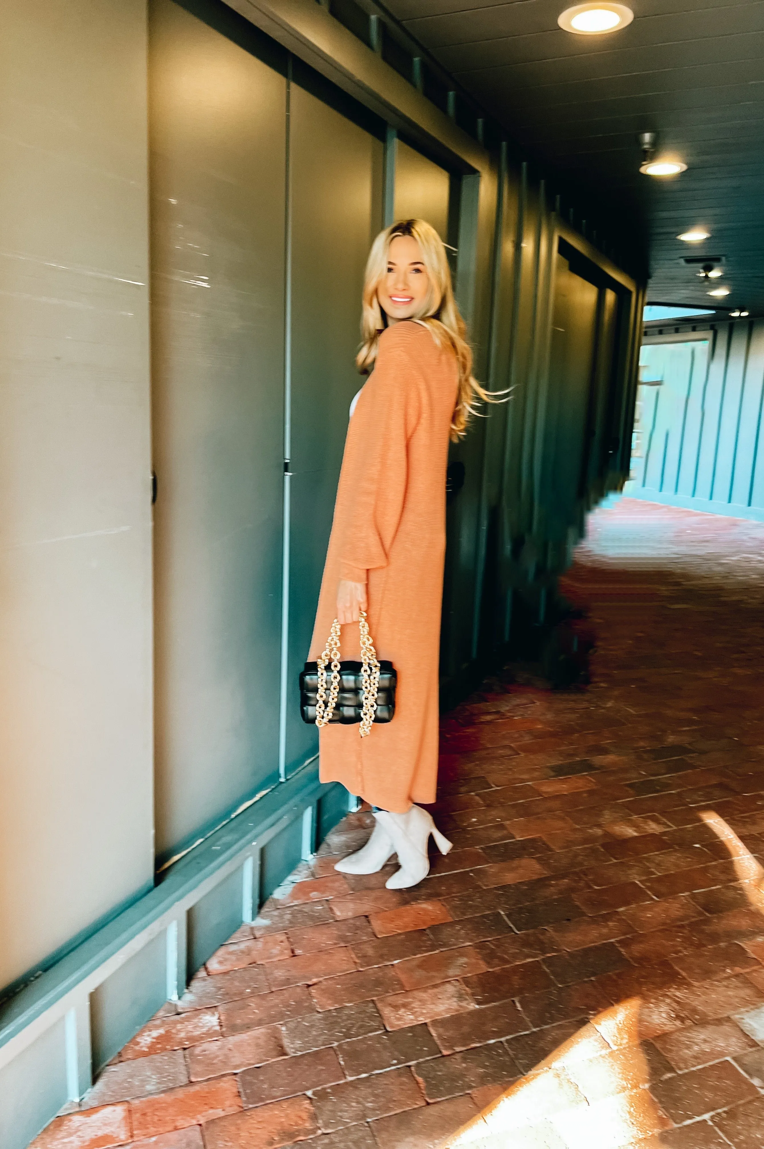 Maia Sweater Duster Clay