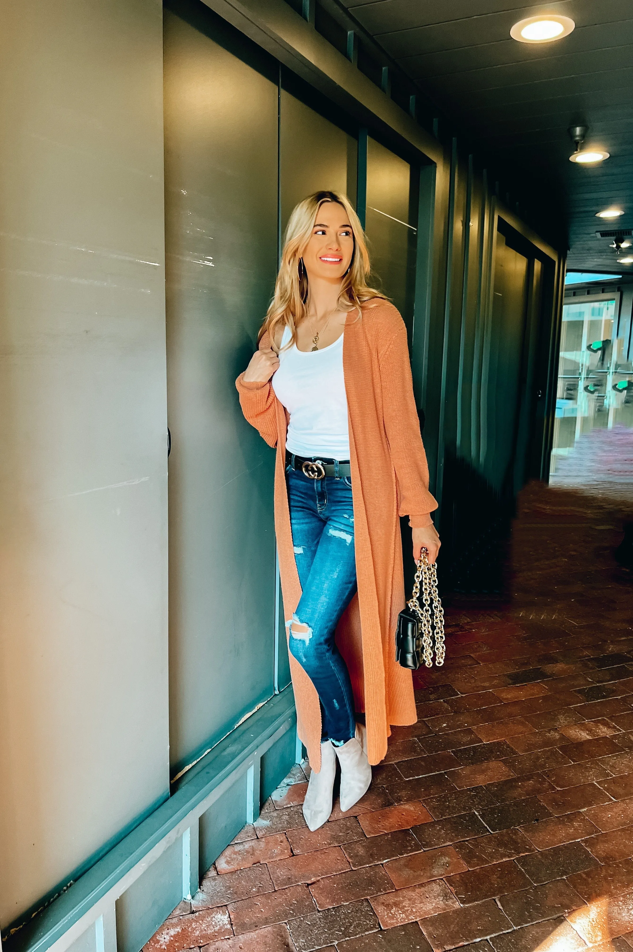 Maia Sweater Duster Clay