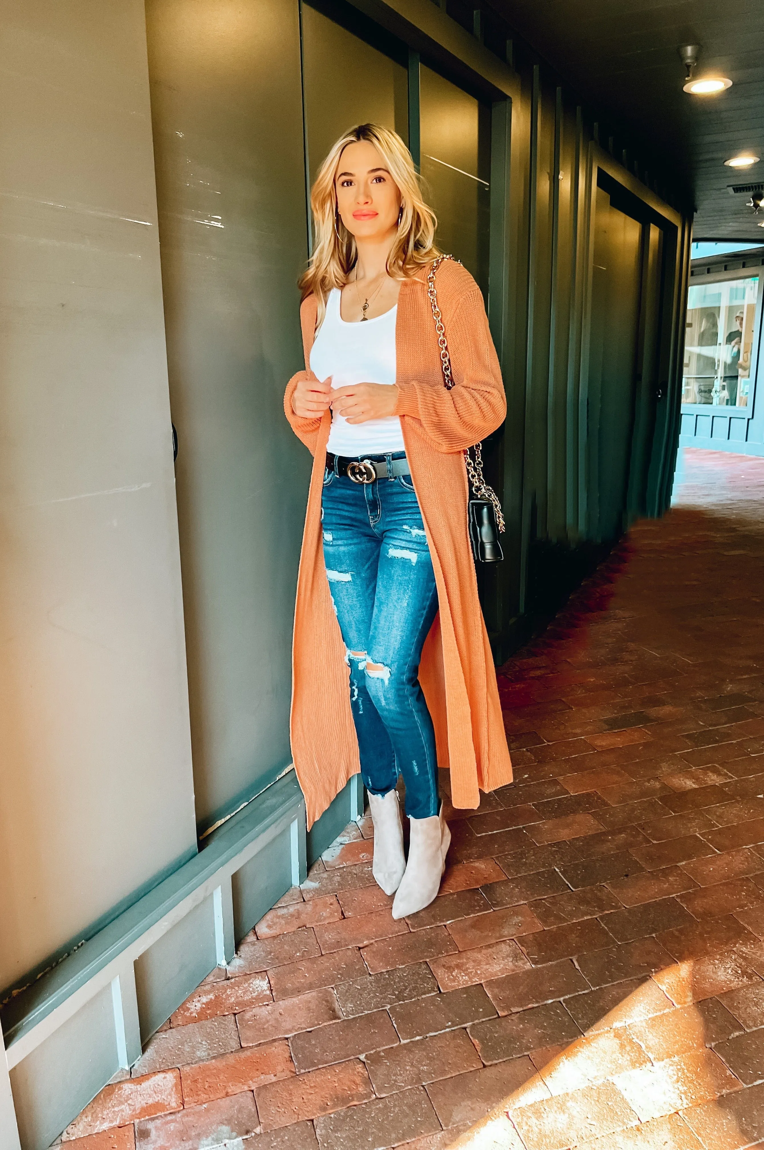 Maia Sweater Duster Clay
