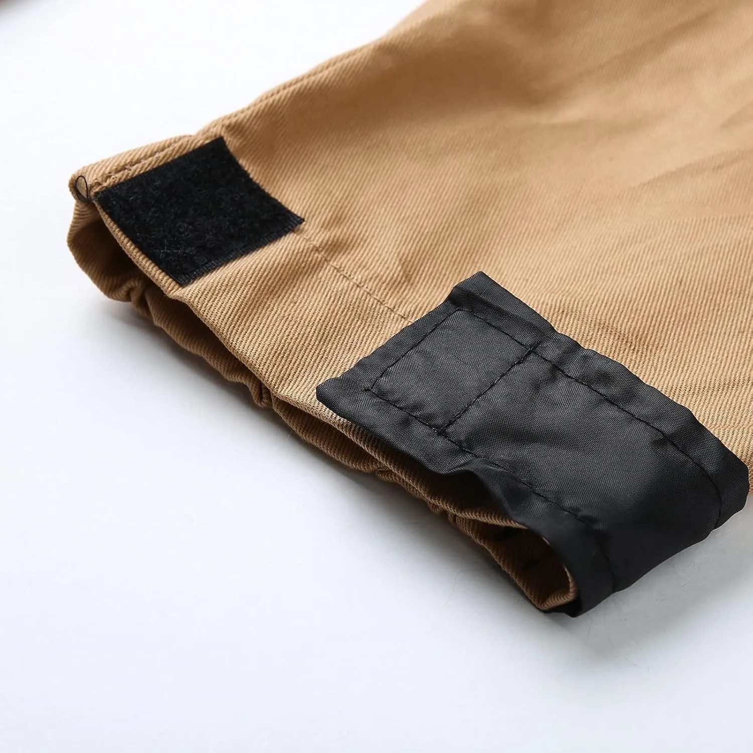 Men's Fleece Sweatpants Leg Fashion Pants Pants Stitching Casual Men's Multi-Pocket Men's Fleece Joggers with