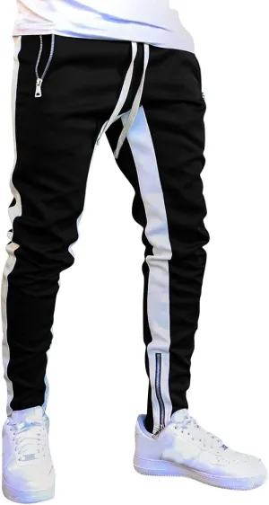 Mens Workout Cargo Sweatpants Lined Sweatpants Thicken Active Jogging Workout Trousers Casual Cargo Pants Sweatpants