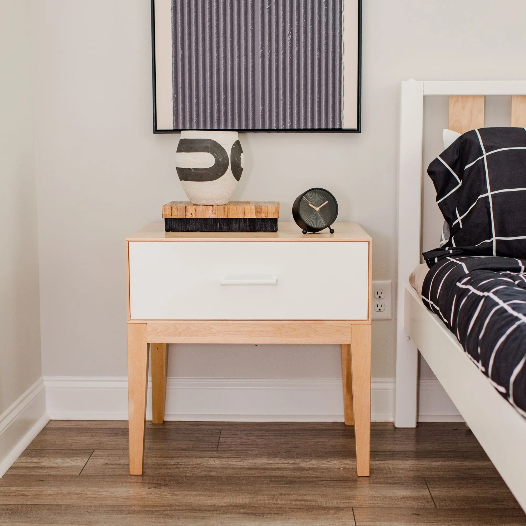 Modern 1 Drawer Nightstand