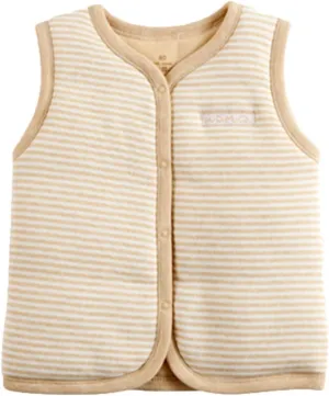 Monvecle Baby Cotton Warm Vests Unisex Infant to Toddler Padded Waistcoat