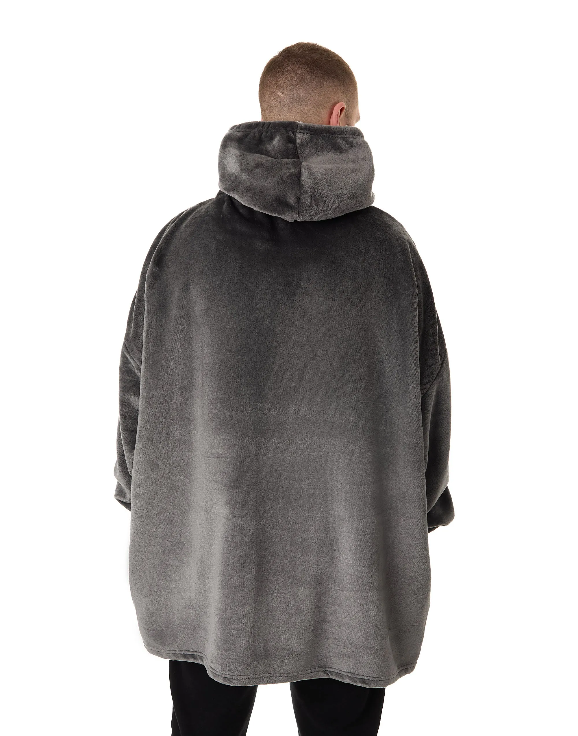 Nirvana Logo Mens Black Blanket Hoodie