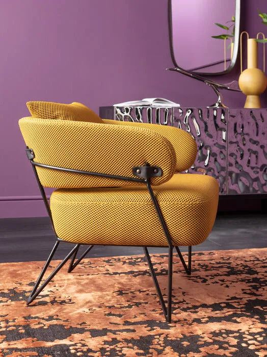 Peppo Mesh Look Armchair