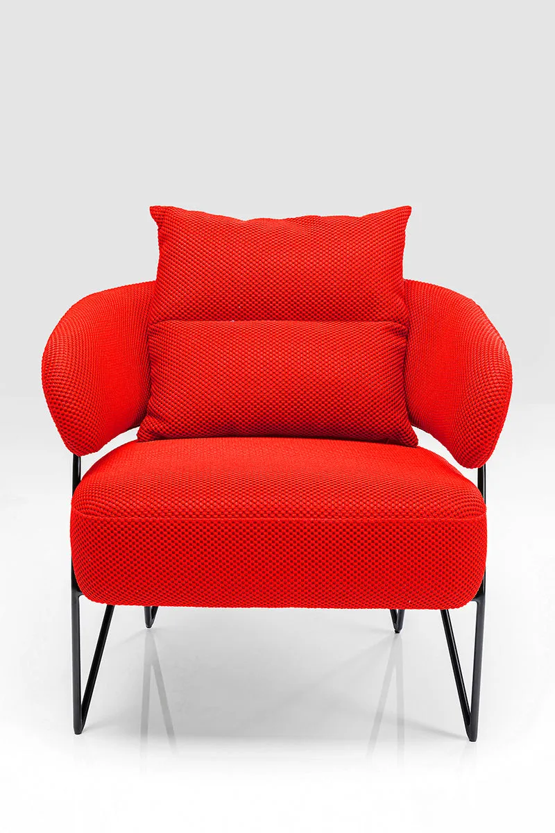 Peppo Mesh Look Armchair