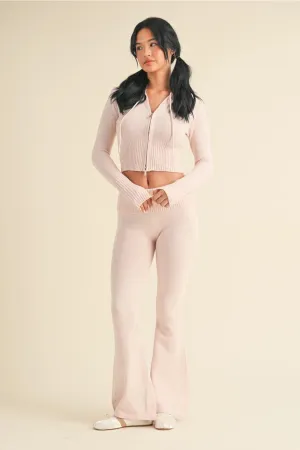 Pink Bunny Flare Pants - Sample