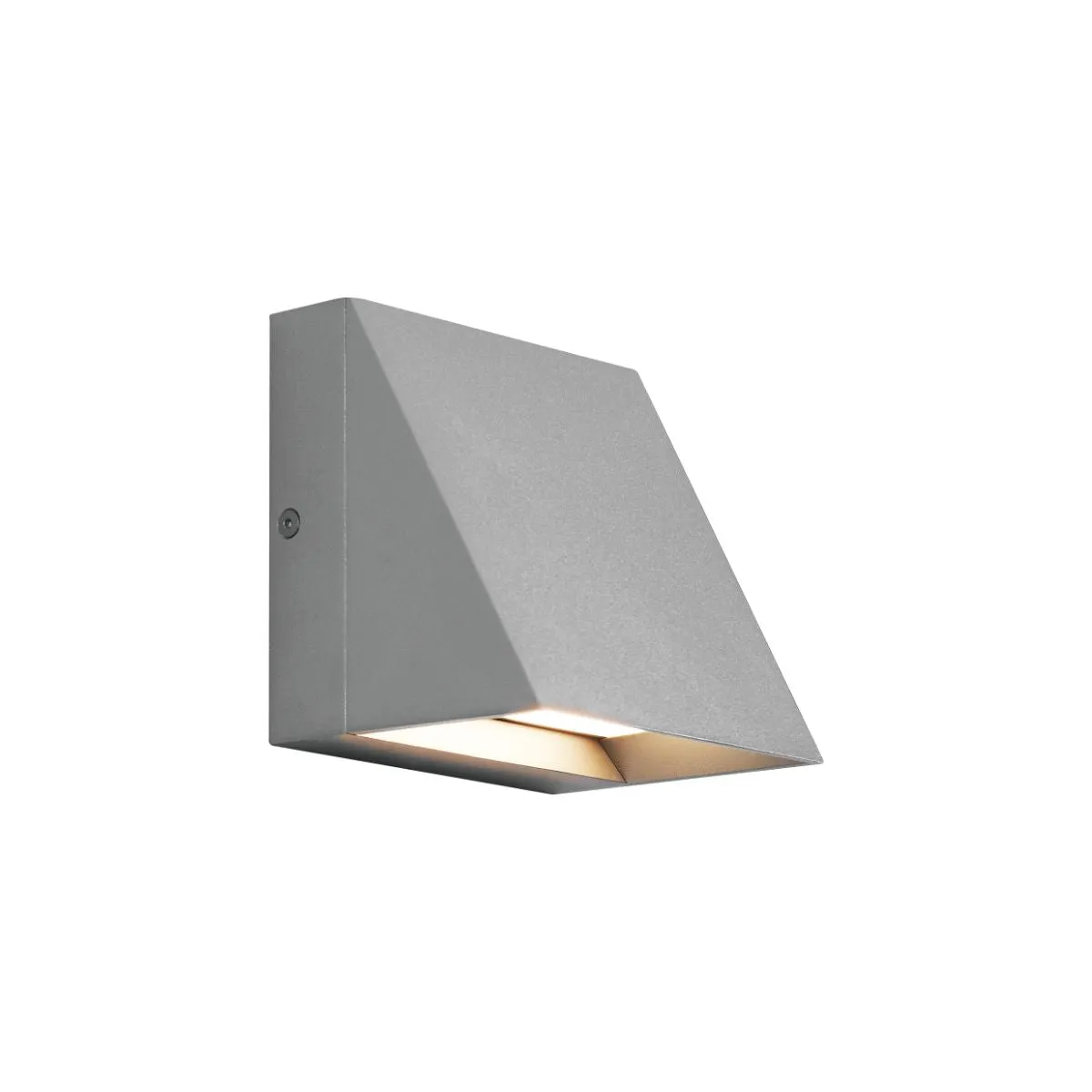 Pitch 5 In. LED Outdoor Wall Sconce 120V 3000K Silver Finish