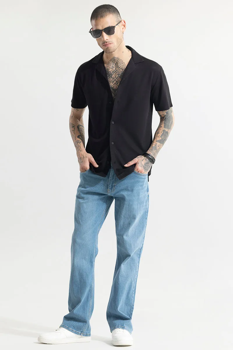 Pixel Blend Black Shirt