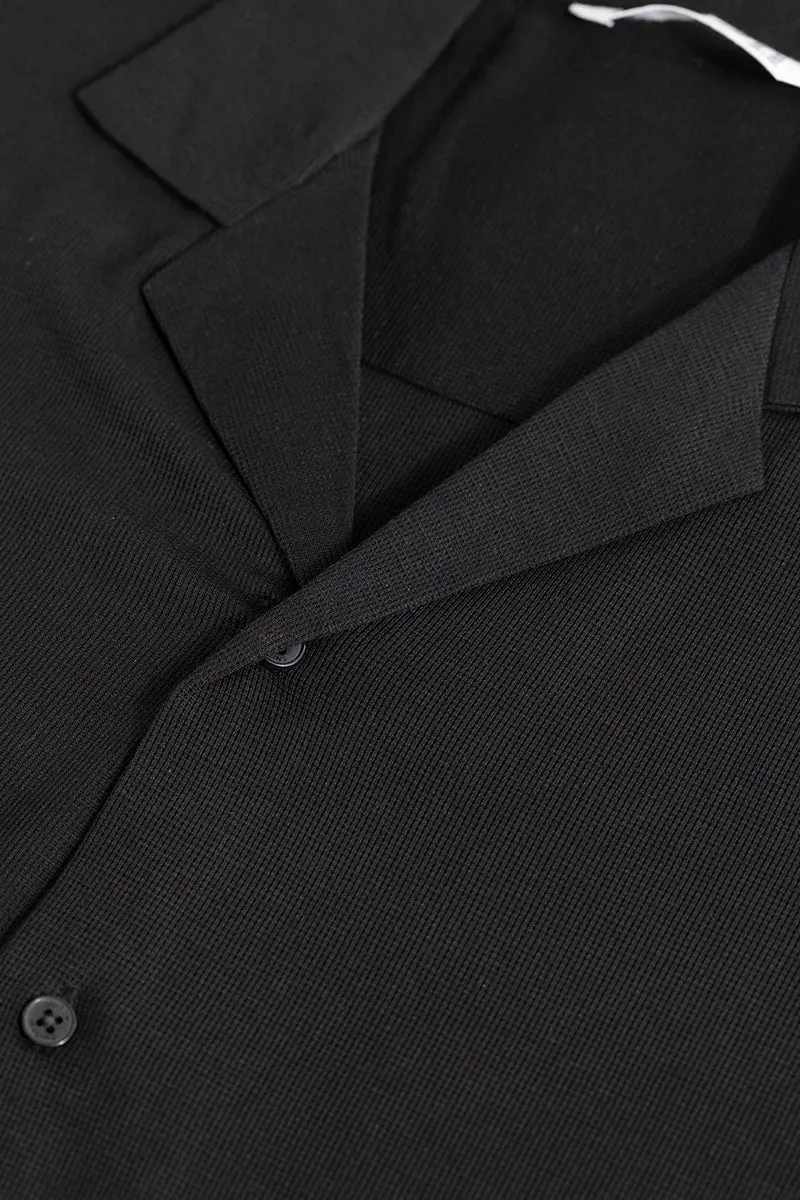 Pixel Blend Black Shirt