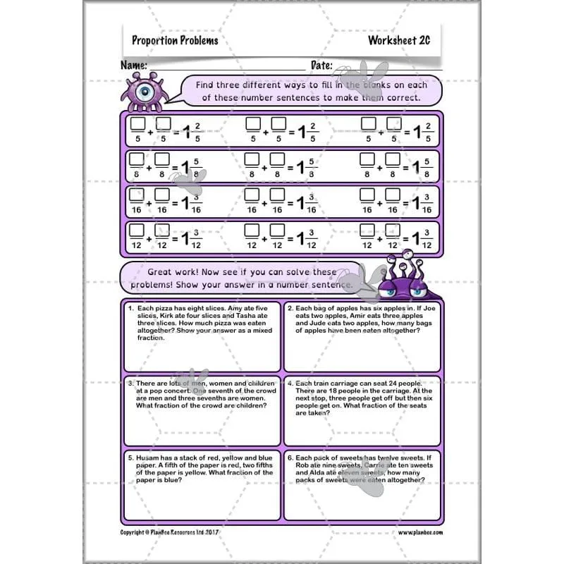 Proportion Problems