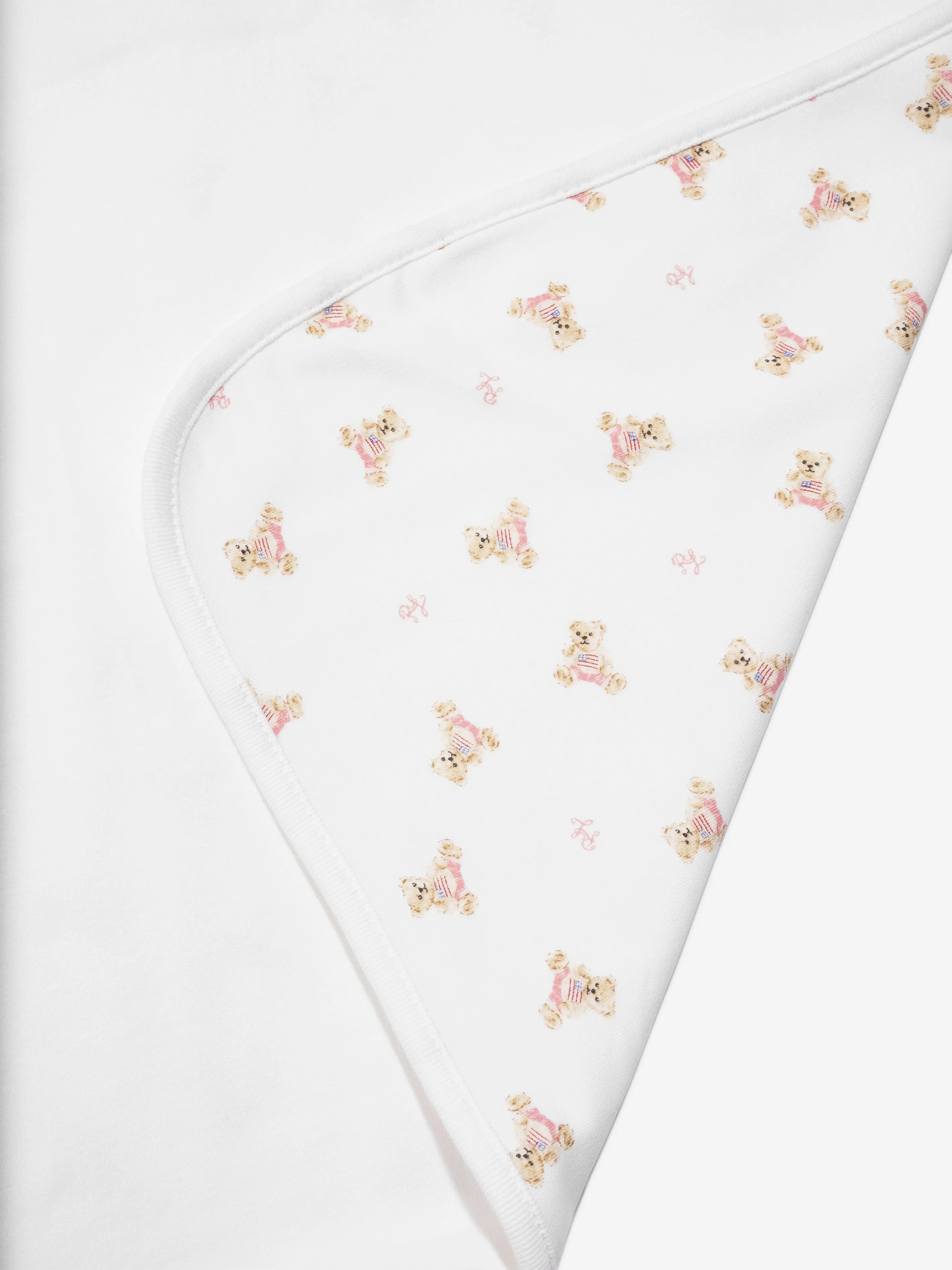 Ralph Lauren Baby Girls Bear Print Blanket