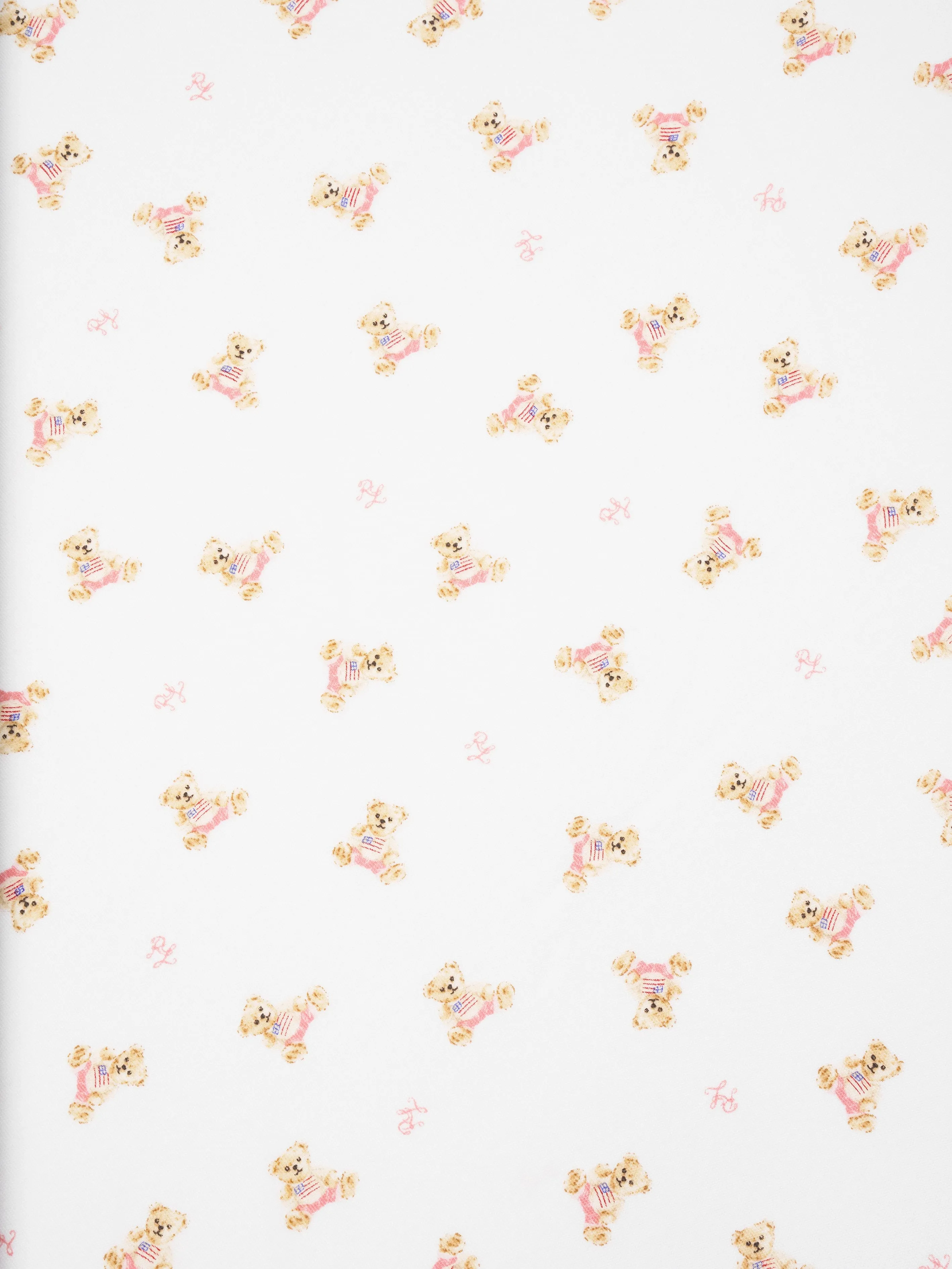 Ralph Lauren Baby Girls Bear Print Blanket