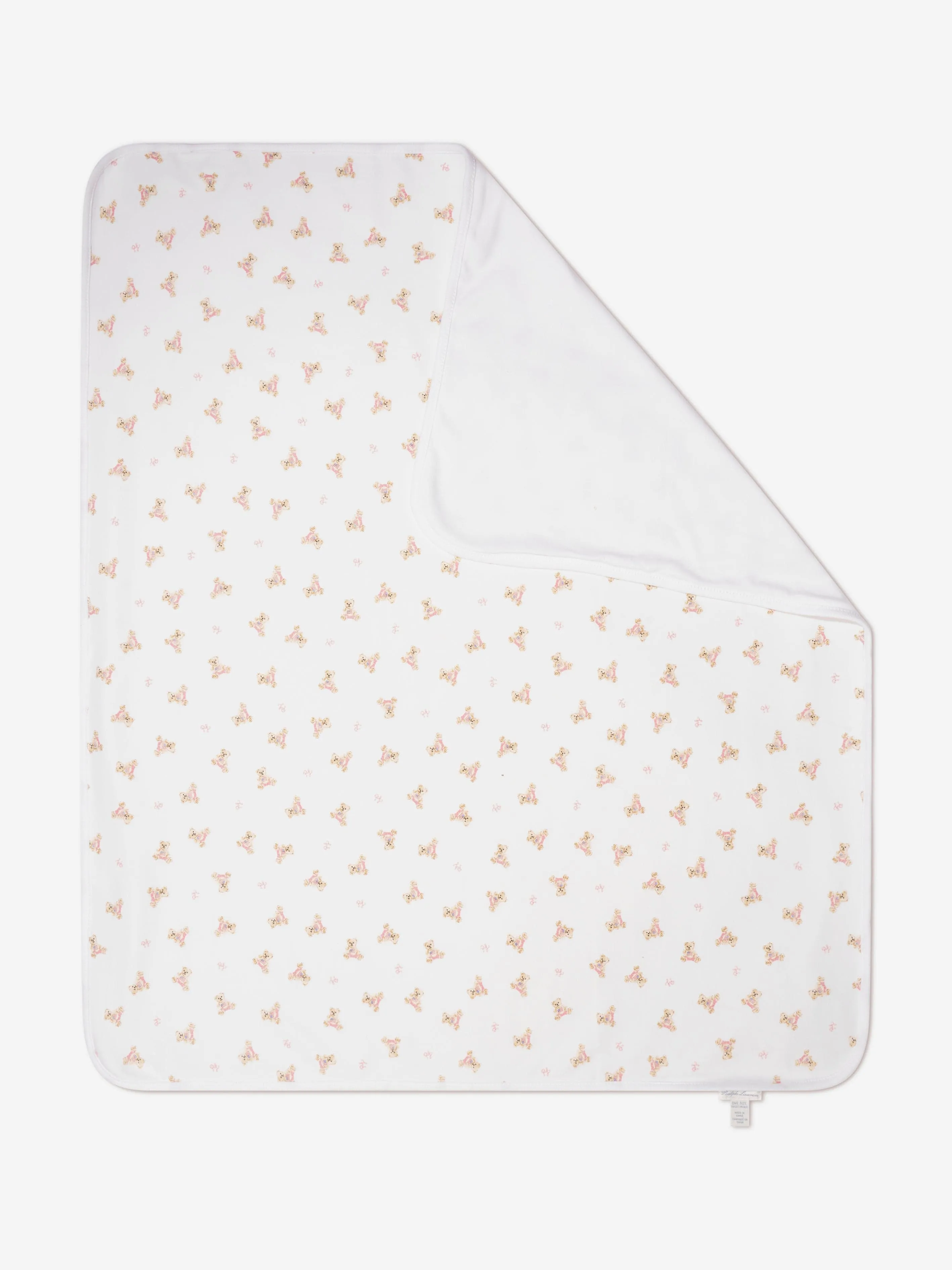 Ralph Lauren Baby Girls Bear Print Blanket