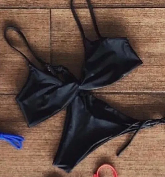 'Riviera' Black Bikini